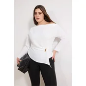 Trendyol Curve Ženska bluza Tbbss26Af00021, Krem
