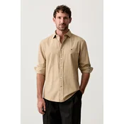 Tommy Hilfiger Srajca Gmd MW0MW43298 Bež Regular Fit