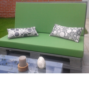 Sedežna blazina za palete-120x40x10cm, outdoor tkanina