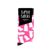 Sexy Socks Carape Safety First, Roze