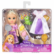 Lutka Disney Princess Zlatolaska - najdaljši lasje, 15 cm (233794)