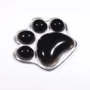 INF Ergonomsko prozorno silikonsko podlogo za miško za udobje in podporo Black, (5000071639)