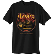 The Doors Majica 68 Retro Circle Unisex Black 2XL