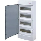 ETI Nadometno ohišje, 4 vrste po 12 modulov, prosojna vrata ECT48PT-S