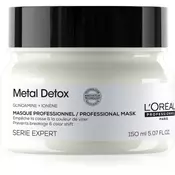 Loreal Professionnel Maska za barvane in poškodovane lase, za sijaj las, obstojna barva, bogata tekstura Serie Expert Met (Neto kolieina 150 ml)