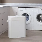 Songmics Košara za perilo 52x63x32 cm Bela