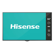 HISENSE Digitalni ekran 55 55BM66AE 4K UHD Digital Signage Display - 24/7 Operation crni