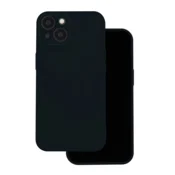 Silikonski ovitek za iPhone 16 - mat liquid črn