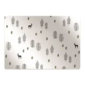 Decormat Zaščitna podloga za stol Deer in the forest 140x100 cm 2 cm