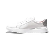 Timberland for man. TB0A2921L771 Seneca Bay white lace-up low top leather trainers (45.5), Flat, Laces, Casual