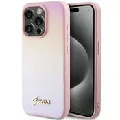 shumee Ovitek Guess Saffiano Pink za iPhone 14 Pro
