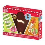 Komplet sladolednih igrač (Twister, Magnum, Calippo)