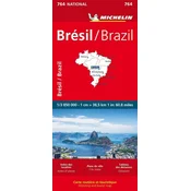Brazil - Michelin National Map 764