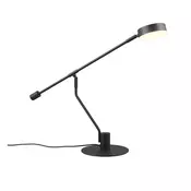 Trio Lighting Manduro LED namizna svetilka, črna, kovinska, CCT dimmer - Študija / pisarna - Kovina