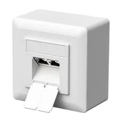 FGB CAT6a mrežna vtičnica z dvema RJ45 priključkoma 10 Gbit/s
