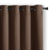 Rjava zatemnitvena zavesa 140x270 cm Eyelets – Restilo