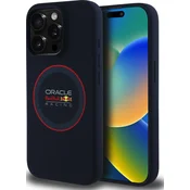 Red Bull silikonski rdeči obroč MagSafe zadnji pokrov za iPhone 15 Pro mornarsko modra