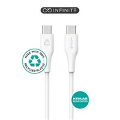 eSTUFF INFINITE kabel USB C-C, bel