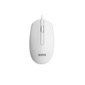 MARVO OFFICE MS003 WH MOUSE WHITE