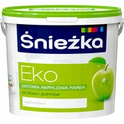 shumee Śnieżka EKO bela hipoalergena akrilna barva za stene in strope 5L