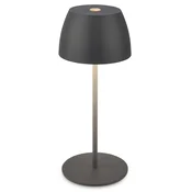 Briloner - MINI LED stona lampa, prigušiva, punjiva, na dodir, za spoljnu upotrebu, LED/2,5W/5V, IP44, 1800 mAh, antracit