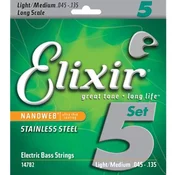 ELIXIR SET BAS 45-135/5 SS LIGHT MEDIUM