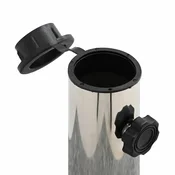 Vidaxl Podstavek za senčnik 30kg Črna Granit Kvadrat