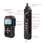 W-STAR Tester kablov UTP WSNF8209S, RJ45, Poe, iskalna sonda, bliskovna vrata