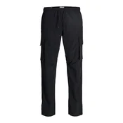 Jack & Jones Spodnji del trenirke Kane Ivan 12288610 Črna Regular Fit