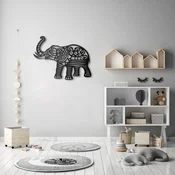 Wallity Zidna dekoracija Elephant, Crna