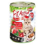 Fit Active Junior Beef & Lamb mokra hrana za mačke 6x415 g