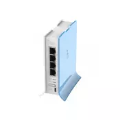 MIKROTIK RB941-2nD-TC hAP lite WiFi 2.4GHz ruter 300Mb/s 802.11n MIMO sa 4x10/100Mb/s LAN/WAN, VPN r 9412tc