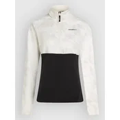 ONeill FwcCruz Printed Half-Zip Fleece Sweater white mountain landscape