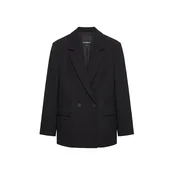 Pull&Bear Blazer CRUZADA črna