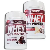 Olympic Protein Strong Whey 100% Cokolada i Bela coklada-kokos 840g, 2 komada