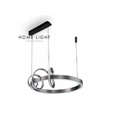 HOME LIGHT Luna 230 Luster, 61W 3000K, Sivi