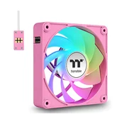 Thermaltake CT140 EX Reverse ARGB Sync 140 mm ohišni ventilator, rožnat, 3-delni paket