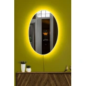 Woody Fashion Zrcalo z LED osvetlitvijo