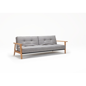 Kavč SPLITBACK SOFA BED z rokonasloni-Temno siva