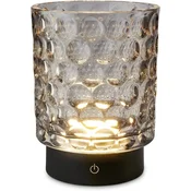 BRILONER BRILONER LED mini namizna svetilka, polnilna, IP44, lesni videz