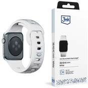 3MK 38/40/41 MM WHITE - 3MK SILICONE WATCH STRAP FOR APPLE