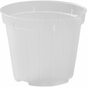 Cvetlični lonček - posoda za orhideje - 8 cm, 0,22 l, prozoren