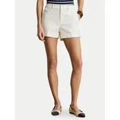 LAUREN RALPH LAUREN Kratke hlače iz tkanine 200925278001 Bela Straight Fit