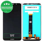 Huawei Y5 (2018), Y5 Prime (2018) - LCD zaslon + steklo na dotik (Black) TFT