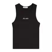 Bershka Majica  črna / bela
