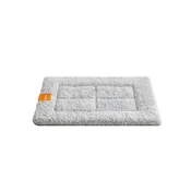 Songmics Plišasta odeja za hišne ljubljenčke 90x65 cm siva
