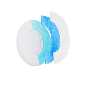 INF Zamenljive ušesne blazinice, združljive s slušalkami BOSE QC45/QC35 (par) White, (5000090534)
