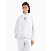 Armani Exchange za ženske. XW000823AF10818U0002 Bela majica z logotipom (M), Priložnostno, Šport, Bombaž, Večnamenski &#