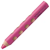 Lyra Groove TripleOne Ergonomic Triangular 3-In-1 Barvni svinčnik Rose Madder Lake 1 kos