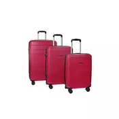 ENOVA MODENA set kofera 3/1 - fuchsia ( 520.340.30 )